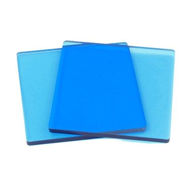 China New High Quality Customizable Sky Blue Acrylic Transparent Waterproof PS/Acrylic HDPE Plastic Sheet for sale