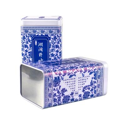 China Wholesale Custom Tea Packaging Tins Metal Box Embossed Airtight Container Tin Soft Packaging Tin Box for sale