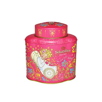 China Recycled Materials Customized Wholesale Tea Packaging Tin Metal Tea Box for sale