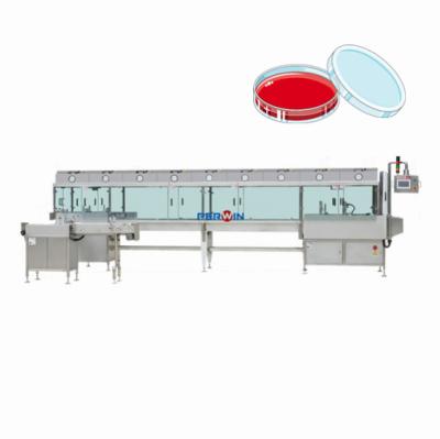 China Mehrspuriges Petri Dish Filling Machine, Petri Dish Filling System Agar überziehen Pourer 90mm zu verkaufen