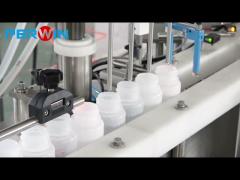 Plastic round bottle reagent filling machine