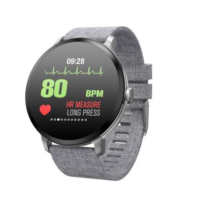 China GPS Navigation 1.3 inch Round Color Screen Smart Wristband Heart Rate and Blood Pressure Monitoring Smartwatch V11 Smart Watch for sale