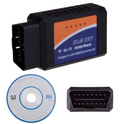 China Works on all 1996 to 2010 cars and light trucks sold in the USA Wifi OBD2 elm327 Car OBDII OBD-2 OBD-II Diagnostic Scanner ELM 327 WLAN for sale