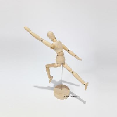 China Maternity Wooden Manikin Manikin Adjustable Funny Wooden Human Model Model For Sketching Ghost Mannequin Doll Shenzhen Wooden Mannequin for sale