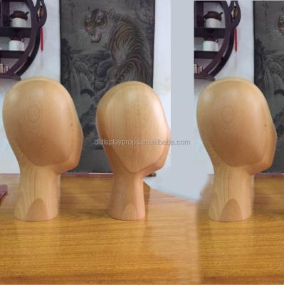 China Maternity Wooden Head Display Natural Color for sale