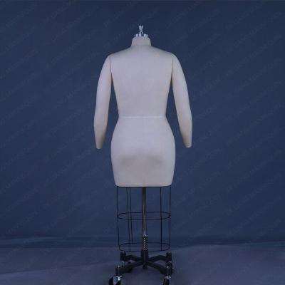 China SIZE 4-6-8-10-12-16-18-20-22-24-26-30 Inflatable Female Tailor Mannequin For Dressmaker Half Body for sale