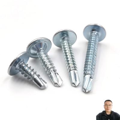 China Flat Pan Countersunk Hex Washer Head Self Tapping Screws for sale