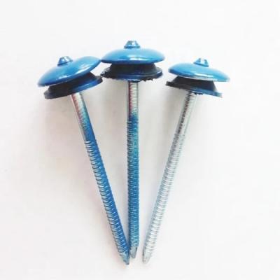 China Factory Price Wholesale Flat Roofing Nails Crooked Leg Roof Stake 2.5 Roofing Nails for sale