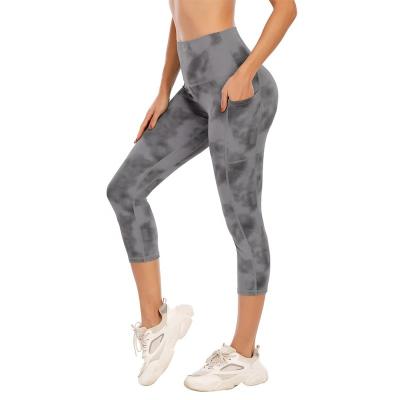 China Dye Link Workout Gym Fitness Yoga Seamless Leggings Crac! crack! Breathable Sexy High Waist Tummy Control Butt Lifter For Women for sale