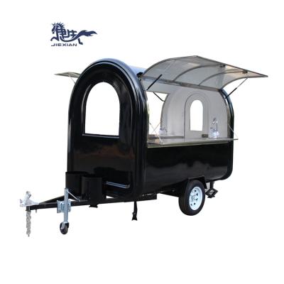 China Fried Ice Cream Machine Food Truck Mobile Fast Food Truck Mobile Food Truck JX-FR250J Roll Food Trailer for sale