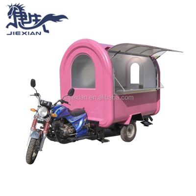 China New Arrival Customized Food Truck JX-FR220i Motorcycle Catering Food Cart/Fast Food Truck/Gasoline Food Van for sale