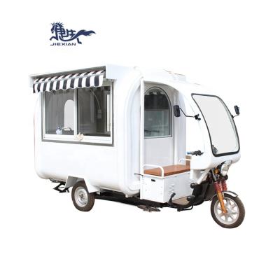 China Intelligent Food Truck Design Ice Cream Push Cart Coffee Food Supply Truck for sale