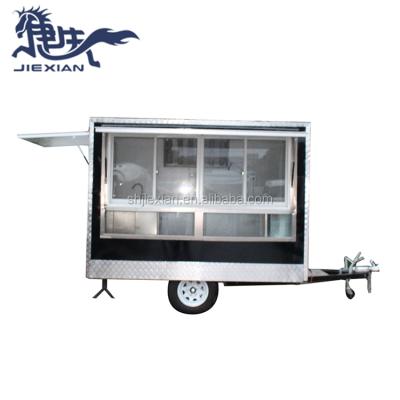 China Food Truck JX-FS280 CE Approval Mobile Food Heater Truck / Kebab Food Doner Trailer Street Food Cart for sale