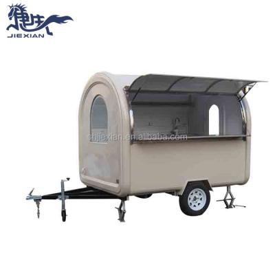 China Small churros food trailer JX-FR250W China mobile food trucks food trailer for sale