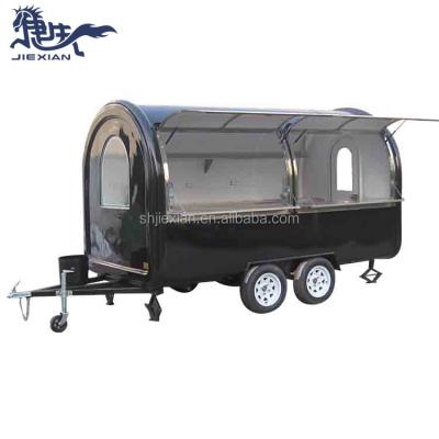 China Vegetable processing factory JX-FR350WW China supplier colorful street food mobile cart/fast food truck/food trailer for sale