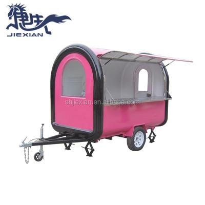 China Food Vending Best Food Truck Fast Food Trailer / Coffee Vending Kiosk for sale