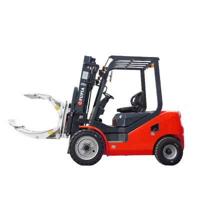 China Hotels Best Selling China Forklift 3.5 Ton Roll Clamp Paper Forklift for sale