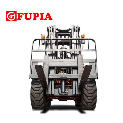 China Low Fuel Consumption Construction Machinery 3.5 Ton Capacity 3m Standard Lift Mast 4WD Rough Terrain Diesel Forklift for sale