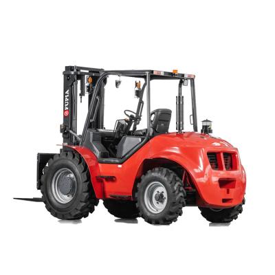 China Hotels 2-Wheel Drive 5 Ton Rough Terrain Forklift High Durability All Terrain Forklift For Sale for sale