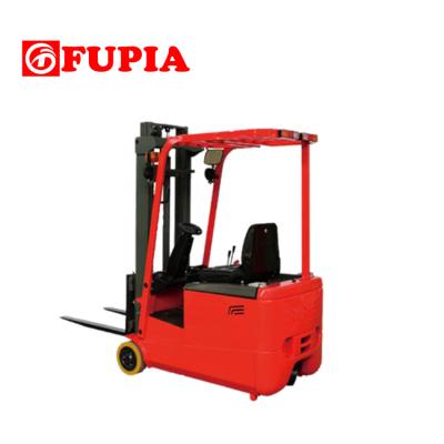 China Hotel factory use ton mini 1 electric forklift 1.5 ton battery operated electric tricycle full for sale