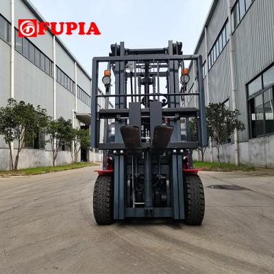 China Durable Hotels Low Price Powered 3 Ton Electric Pallet Forklift With Free Full Container Mast for sale