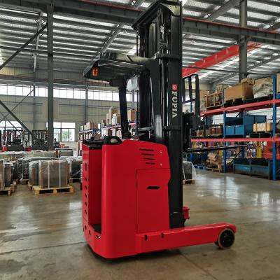 China Wholesale Standing Powered Flexible Drive Warehouse 2 Ton Reach Electric Forklift Goods Delivery for sale