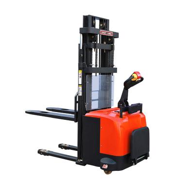 China Factory Wholesale High Efficiency 1.5 Ton Forklift Electric Stacker With 5.5m Triple Lift Mast for sale