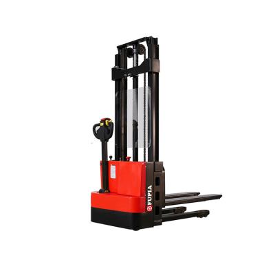 China Hotels Mini Electric Forklift 1000KGS Walking Stacker With 3m Lift Mast for sale