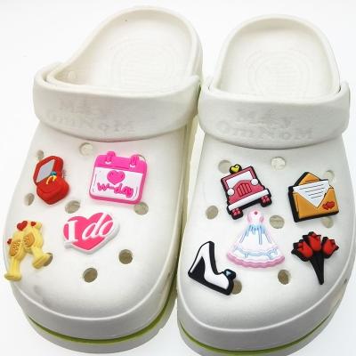 China Soft Custom Shoe Decoration Clog Charm PVC Shoe Charm For Kid Clogs for sale