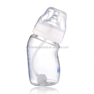 China elbow glass cartoon hot selling baby bottles accept small order FD-02 for sale