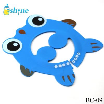 China Cute EVA Fish Shape Baby Hat Children Kids Safe Shampoo Baby Bath Hat for sale