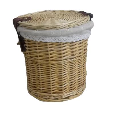 China YRMT Eco-friendly Factory Woven Bike Wholesale Removable Front Basket Wicker Bicycle Basket With Liner for sale