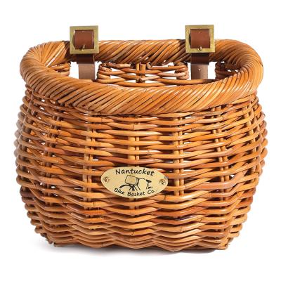 China YRMT Eco-friendly Removable Hanging Wicker Wicker Basketry Rattan Home Storage Basket For Sundries Flower Or Bicycle for sale