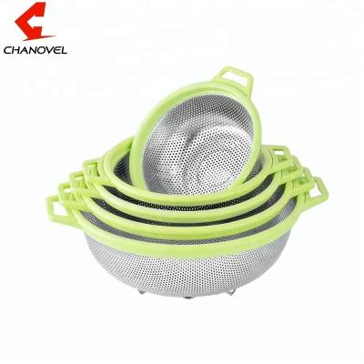 China Sustainable Plastic Cooking Basket Colander Handles for sale