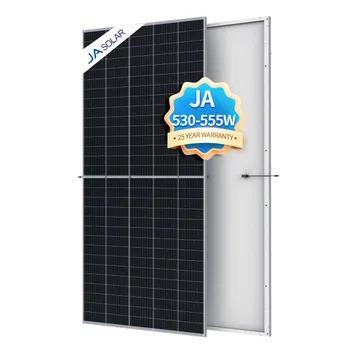 China JA Power System Half Solar Panel 525W 530W 535W 540W 545W 550W 600W 700W Mono Solar Cell PERC Photovoltaic With Best Price for sale