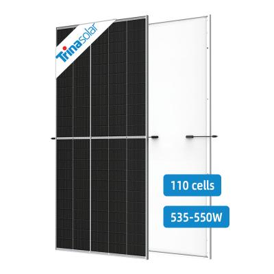 China Trina Mono Solar Power System 500w 480w Solar Panel 144 Cells For Solar Home System for sale