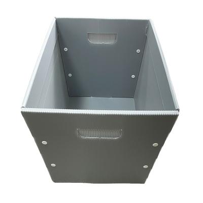 China Eco-friendly PP Plastic Storage Bins Corrugated Plastic Stackable Storage Bins for sale