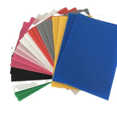 China Factory Direct Supply PP Plastic Sheet Corflute Correx Eco - Friendly Core Board For Outdoor Sign And Silkscreen Printing for sale