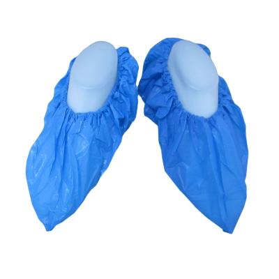 China Lightweight Promotional Personal Protective Equipment PP Shoe Cover Disposable Shoe Covers Cpe One Time Use for sale