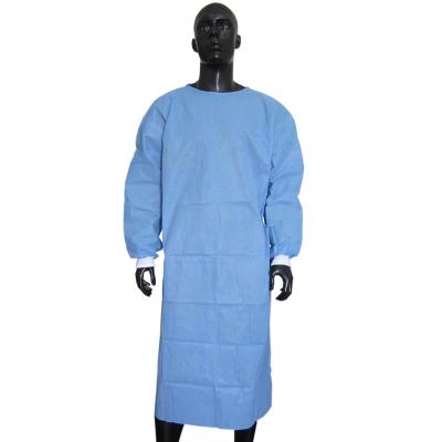 China Hot Disposable Physician Or Visitor Use PP Isolation Medical Surgical Gown For Doctors for sale