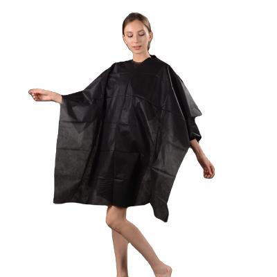 China With Tie On Or With Stick Closure SBPP Disposable Hair Cutting Cape for sale