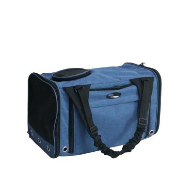 China Small Animals Cat Backpack Expandable Pet Carrier Bag Airline Approved Waterproof Breathable Travel Bag for sale