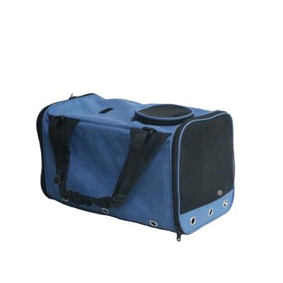 China Small Animals Wholesale Hot-Selling Travel Approved Bag Cat Dog Carrier Airline Pet Sight Handbag Portable Breathable Luxury Pet Carrier for sale