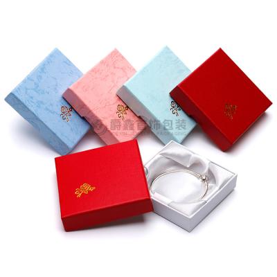 China Jewelry Paper Box Wholesale Custom Logo Printed Luxury Decorative Colorful Jewelry Box Packaging For Bracelet for sale