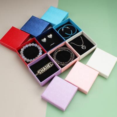 China Custom Wholesale Paper Box Jewelry Package Factory Logo Cheap Jewelry Box Jewelry Box Organizer For Ring Earings Necklace for sale