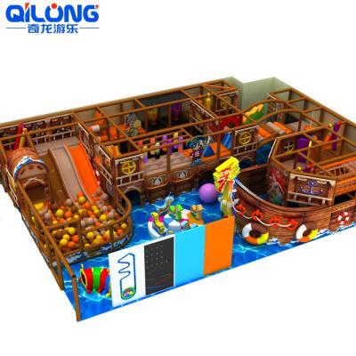 China Pirate Ship Series Customized Dragon Boat Toddler Soft Play Indoor Climbing Games Kids Playground For Sale for sale