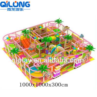 China New Design Steel Structure Candy Style Playground Indoor Equipment (QL-150523D) for sale