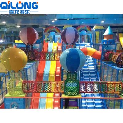 China Large Indoor Soft Play Center Kids Playground Equipment Kids Indoor Slide for sale