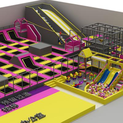 China Free designs as long as given the sizes. Rectangle Professional Multifunctional Square Adult Commercial Children Indoor Trampoline Park for sale