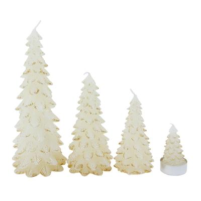 China CLASSIC Small Tree Shape Paraffin Candle Christmas Party Decorations for sale